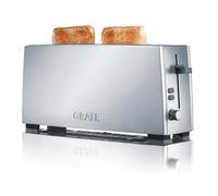 Grille-pain électrique - GRAEF TO90 - 1 longue fente - 6 niveaux de brunissage - Inox