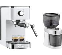 GRAEF Machine à expresso à porte-filtre ES 401 salita avec moulin à café CM 201 (300723)