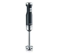 GRAEF Mixeur plongeant HB502 noir, 800W, 4 lames inox, turbo, vitesse réglable, fonction anti-éclaboussures, réglage progressif