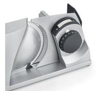 GRAEF MYtiny MT1000 - Trancheuse universelle pliable, Made in Germany, entièrement métallique, lame dentelée Ø170 mm, épaisseur de coupe 0-15 mm, trancheuse à pain pliable, compacte