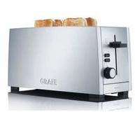 TO 100 - Grille-pain -électrique - 4 tranche - 2 Emplacements - argent