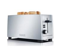 Graef TO 100 - Grille-pain -électrique - 4 tranche - 2 Emplacements - argent