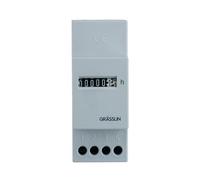 GRÄSSLIN taxxo 403 - 05.21.0001.1 - compteur horaire analogique (7 chiffres) - montage Rail DIN
