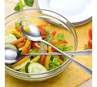 GRÄWE Ensemble De Servir Pour Salade Würzburg 2 Pièces En Acier Inoxydable