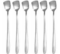 GRÄWE Königstein Lot de 6 cuillères à glace longues en acier inoxydable