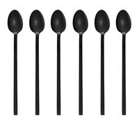 GRÄWE LISSABON Lot de 6 cuillères à Long Drink en Acier Inoxydable Titane