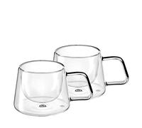 GRÄWE Lot de 2 verres thermiques à double paroi avec poignée 200 ml