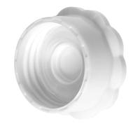 GRÄWE Lot de 4 bouchons pour bouteilles en verre Sodastream modèles Penguin et Crystal, bouchons complètement hermétiques, blancs