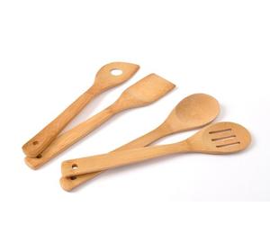 Gräwe Lot de 4 cuillères de cuisine en bambou