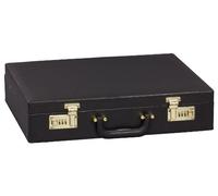 GRÄWE Mallette/attaché-case pour documents, mallette à couverts, valise (vide), noire, avec serrure à combinaison