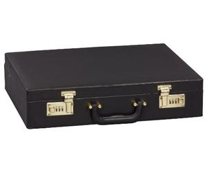 GRÄWE Mallette/attaché-case pour documents, mallette à couverts, valise (vide), noire, avec serrure à combinaison