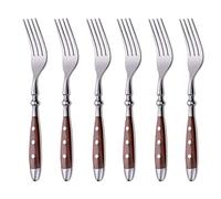 GRÄWE Nürnberg Lot de 6 fourchettes de table Marron