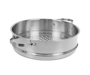 GRÄWE Panier vapeur en acier inoxydable de 28 cm pour cuiseur vapeur Pro-Line, insert vapeur robuste pour une cuisson saine des légumes, du poisson et de la viande, acier inoxydable 18/10 de qualité