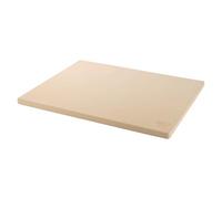 GRÄWE Pierre à pizza rectangulaire en cordiérite 38 x 30 x 1,5 cm pour barbecue à gaz et four - Pierre à pizza pour pizza, pain et tartes flambées - Beige