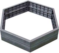 Carré potager Garantia Ergo imitation bois