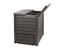 Composteur Thermo-Wood 400 L brun + grille de fond.