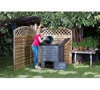 Composteur ""Thermo-Wood"" - 600 L avec grille de fond