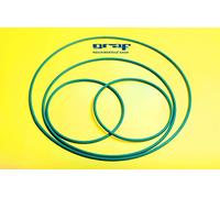 Graf Maschinenteile GmbH Jeu de courroies rondes pour balayeuse Scheppach S 700 (4 pièces) : PU, vert rugueux, jeu de courroies mécaniques, pièces de rechange