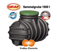 GRAF mine de collecte des eaux usées 1000 litres, LIVRAISON incluse, praticab...