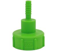 Graf Otto 874739 Adaptateur 2 vers 1/2" Douille de Tuyau (Accessoire pour réservoir IBC) Vert