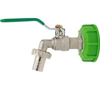 Graf Otto IBC 874736 Robinet à boisseau sphérique métal standard écrou fixe (accessoire pour réservoir IBC) Vert