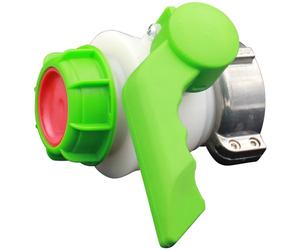 Graf Otto Robinet à Boisseau sphérique IBC 75 mm DN 50 (Accessoire pour réservoir IBC) 874734, Blanc.