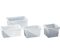 GRAF Récipient en plastique rectangulaire 60 l PE nature L480xl480xH370 mm fo...