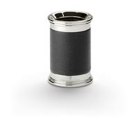 Graf von Faber-Castell 118520 - Porte-plume Epsom noir, rond, pièces métalliques platinées enrobées de cuir