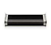 Graf von faber-castell 118540 lederummantelung metallwangen avec bac noir brillant