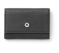 Graf von Faber-Castell 118699 - Etui pour Cartes de Visite Cashmere, Noir, en Cuir de Veau