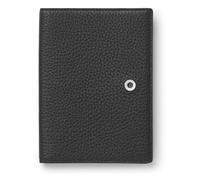 Graf von Faber-Castell 118706 - Pochette pour Passeport Cashmere, Noir, avec Pochette pour Le Passeport et Pochettes pour Les Cartes