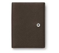 Graf von Faber-Castell 118707 - Pochette pour Passeport Cashmere, Marron foncé, avec Pochette pour Le Passeport et Pochettes pour Les Cartes