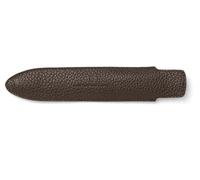 Graf von Faber-Castell 118746 - Étui à crayons pour 1 instrument d'écriture, Cashmere, marron foncé