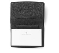 Graf von Faber-Castell 118759 - Etui bloc-notes Cashmere, noir, avec bloc-notes, passant pour stylo et compartiments