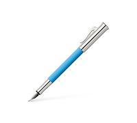 Graf von Faber-Castell 145280 - Stylo plume Guilloche Gulf Blue M
