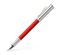 Graf von Faber-Castell 145290 - Stylo plume Guilloche India Red M
