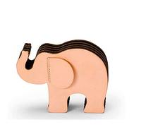 Graf von Faber-Castell Elephant S GvFC Cuir naturel avec 12 polychr