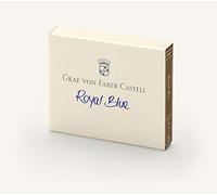 Graf von Faber Castell Lot de 6 cartouches d'encre GvFC Royal Blue