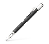 Graf von Faber-Castell Stylo à bille 146530 – twist guilloché, noir, largeur de trait B