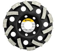 GRAFF Disque Diamant 125 - Meule Poncage Surfacage Béton, Pierre, Granit, Maçonnerie - Meules Boisseaux Diamanté Extra Speed