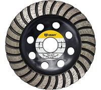 GRAFF Disque Diamant 125 mm à Meuler Turbo - Disque de Ponçage pour Béton, Pierre, Granit, Maçonnerie - Meule Boisseaux de Poncage Béton