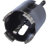 GRAFF Scie Cloche Diamant 82 mm - Foret Diamant pour Beton, Marbre, Granit, Maçonnerie - Scie Trepan avec Adaptateur SDS Plus pour Marteau Perforateur
