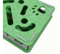 Graffiatoio Unghie Chat - 11,8 x 3,14 pouces Tagliaunghie Interattif avec Due Palline Sonaglio | Avec 2 Palline A Sonaglio In Feltro E Puzzle Graffio Per Gatti,per Cuccioli Cani di Taglia Piccola