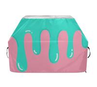 Graffiti Art Housse de protection imperméable et résistante aux UV avec cordon de serrage réglable pour protéger de la poussière et du vent Vert pêche 165 cm