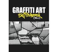 Graffiti Art Sketchbook (Vol.1): Blackbook of Urban Spots for Street Artists Featuring Walls, Bridges, Shutters, Doors, Trains, and More (8.5x11” - Black & White)