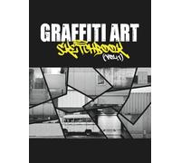 Graffiti Art Sketchbook (Vol.1): Blackbook of Urban Spots for Street Artists Featuring Walls, Bridges, Shutters, Doors, Trains, and More (8.5x11” - Black & White)