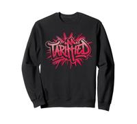 Graffiti Art Street Style Texte politique et économique Sweatshirt