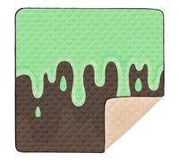 Graffiti Art Tapis de jeu doux et épais pour bébé au sol - Confortable et respirant - Rembourré - Pour bébés, enfants, tout-petits, nourrissons, 127 x 127 cm