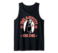 Graffiti Artist Peinture en Spray Squelette Débardeur