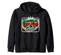 Graffiti Couleurs Guadeloupe Sweat à Capuche